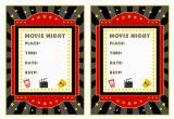 Movie Night Birthday Invitations Free Printable Free Movie Night Party Printables by Printabelle Catch