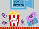 Movie Night Birthday Invitations Free Printable Free Printables Printable Movie Night Invite