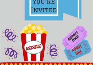 Movie Night Birthday Invitations Free Printable Free Printables Printable Movie Night Invite