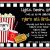 Movie Night Birthday Invitations Free Printable Printable Birthday Invitations Movie Party Movie