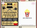 Movie theater Birthday Invitations Movie theater Birthday Party Invitation Cinema Ticket 1st 6th