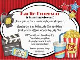 Movie theater Birthday Party Invitations Movie theater Birthday Party Invitations Dolanpedia