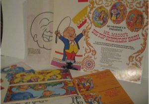 Mr Magoo Birthday Card Birthday Bash Circus Time Mr Magoo 39 S Big top Birthday