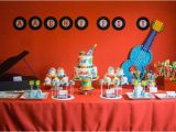 Music themed Birthday Decorations Baby Jam Musical themed 1st Birthday Party