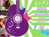 Music themed Birthday Invitations Music Birthday Party Invitations Oxsvitation Com