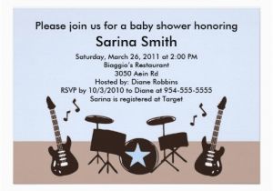 Music themed Birthday Invitations Musical theme Baby Shower Ideas Free Printable Baby