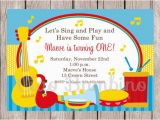 Music themed Invitations for Birthday Printable Music Birthday Party Invitation Music Party