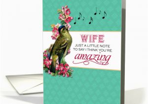 Musical Birthday Cards for Husband Wife Singing Bird with Pink Flowers Note for Mother 39 S