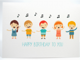 Musical Birthday Cards for Kids Happy Birthday Card Kids Singing Happy Birthday Hbc169