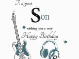 Musical Birthday Cards for son son Happy Birthday Card to A Great son Wishing You A