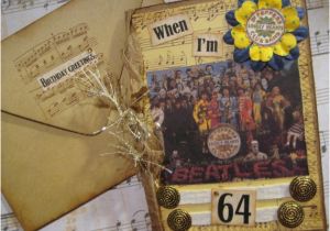 Musical Birthday Cards when Im 64 Beatles Birthday Card when I 39 M 64 Sgt Pepper 39 S by Fabfouryou