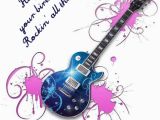 Musical Birthday Greeting Cards for Facebook Happy Birthday Wishes with Guitar