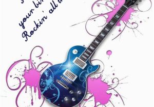 Musical Birthday Greeting Cards for Facebook Happy Birthday Wishes with Guitar