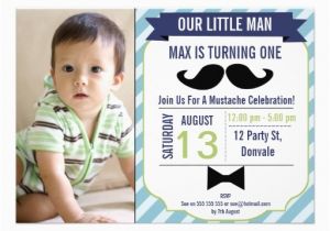 Mustache 1st Birthday Invitations 1st Birthday Party Invitations Boy Drevio Invitations Design