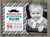 Mustache 1st Birthday Invitations Printable Mustache Bash Birthday Invitation Little Man