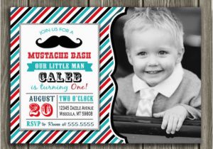 Mustache 1st Birthday Invitations Printable Mustache Bash Birthday Invitation Little Man