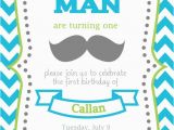 Mustache First Birthday Invitations Items Similar to Mustache Bash First Birthday Invitation