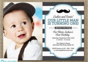 Mustache First Birthday Invitations Little Man Invitation Mustache Invitation First