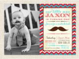 Mustache First Birthday Invitations Mustache Little Man Birthday Invitations Mustache Bash Diy