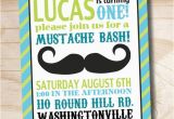 Mustache Invitations for First Birthday Mustache Bash Little Man 1st Birthday Party event