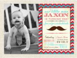 Mustache Invitations for First Birthday Mustache Little Man Birthday Invitations Mustache Bash Diy