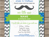 Mustache Invitations for First Birthday Mustache Party Invitations Little Man Party Birthday Party