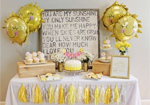 My First Birthday Party Decorations Doo Dah You are My Sunshine 1st Birthday