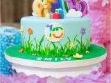 My Little Pony Birthday Cake Decorations Kara 39 S Party Ideas Glam Floral My Little Pony Birthday