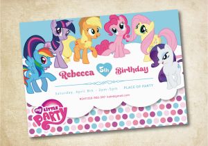 My Little Pony Birthday Cards Free My Little Pony Birthday Invitation Dolanpedia