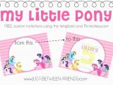 My Little Pony Birthday Cards Free My Little Pony Printable Birthday Card Party Invitation