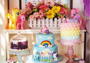 My Little Pony Birthday Party Ideas Decorations Kara 39 S Party Ideas My Little Pony Pastel Birthday Party