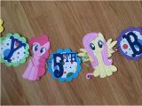 My Little Pony Happy Birthday Letter Banner Items Similar to My Little Pony Main 6 Happy Birthday and