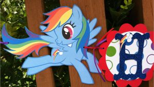 My Little Pony Happy Birthday Letter Banner Items Similar to My Little Pony Rainbow Dash Happy