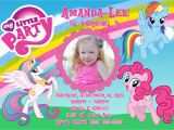 My Little Pony Personalized Birthday Invitations My Little Pony Birthday Invitation Kustom Kreations