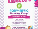 My Little Pony Personalized Birthday Invitations My Little Pony Personalized Birthday Invitation