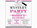 Mystery Birthday Party Invitations Girl 39 S Mystery Detective Spy Party Invitation by that