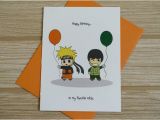 Naruto Birthday Card Naruto Birthday Card by Abitofimagination On Etsy
