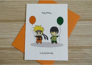 Naruto Birthday Card Naruto Birthday Card by Abitofimagination On Etsy