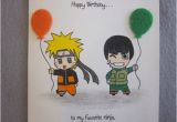 Naruto Birthday Card Naruto Birthday Card Naruto Stuff Pinterest
