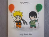 Naruto Birthday Card Naruto Birthday Card Naruto Stuff Pinterest