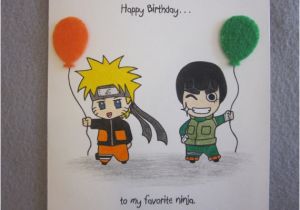 Naruto Birthday Card Naruto Birthday Card Naruto Stuff Pinterest