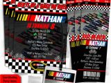 Nascar Birthday Card Nascar Birthday Invitations 5×7 Card or Ticket Style or