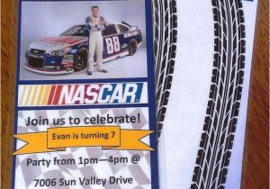 Nascar Birthday Card Nascar Birthday Party Invitations Nascar Pinterest