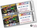 Nascar Birthday Invitations Items Similar to Nascar Birthday Invitation Customized