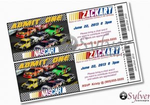 Nascar Birthday Invitations Items Similar to Nascar Birthday Invitation Customized