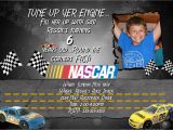 Nascar Birthday Invitations Nascar Invitation Birthday Party Card Hot Wheels Design