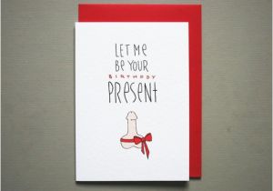 Naughty Birthday Cards for Her Funny Birthday Card Girlfriend Naughty Birthday Card Wife