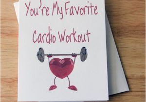 Naughty Birthday Gifts for Him Boyfriend Gift Card for Him Cardio Workout Birthday