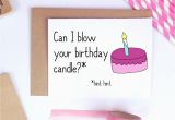 Naughty Birthday Gifts for Husband Funny Birthday Card Dirty Birthday Card Sexy Boyfriend Card