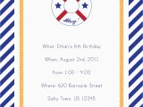 Nautical Birthday Invitations Free 7 Best Images Of Free Printable Nautical Invitations